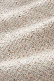 Neutral Boucle Sequin Shacket - Image 6 of 6