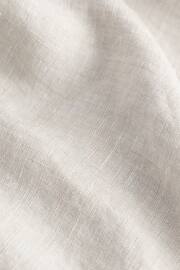 Chalk White Signature Linen Shorts - Image 10 of 10