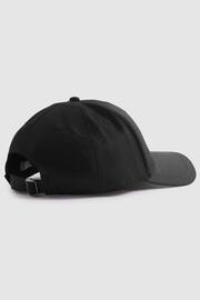 Reiss Black Blaze Logo Baseball Cap - Image 3 of 4