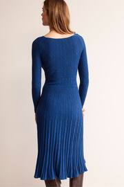 Boden Blue Imogen Empire Knitted Dress - Image 2 of 4