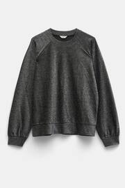Hush Silver Darcy Raglan Sleeve Sparkle Sweatshirt - Image 5 of 5