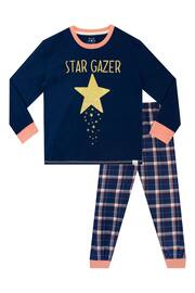 Harry Bear Blue Night Time Star Gazer Pyjamas - Image 1 of 3