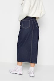 PixieGirl Petite Blue Denim Midi Skirt - Image 2 of 4