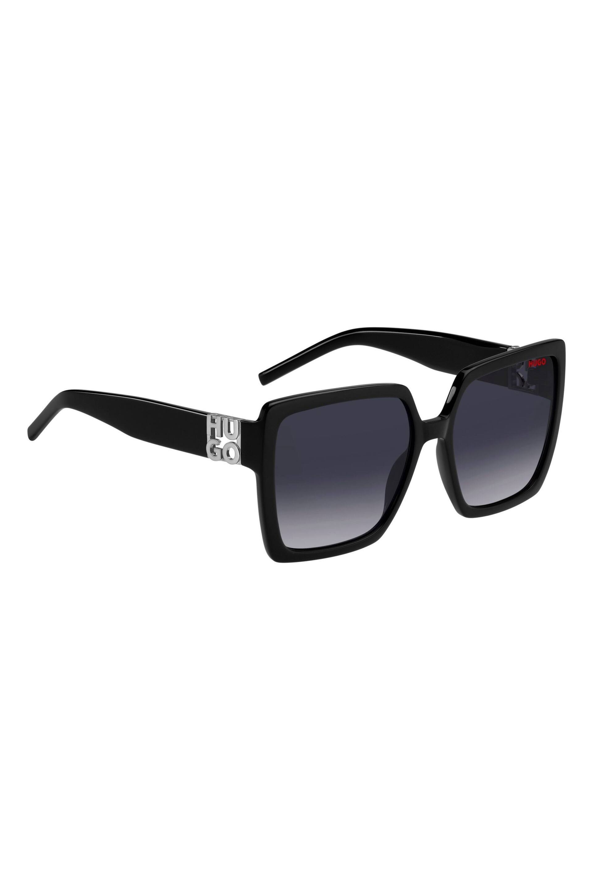 HUGO 1285/S Black Square Sunglasses - Image 2 of 4