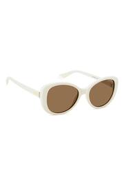 Polaroid 4154/S/X Butterfly White Sunglasses - Image 1 of 4