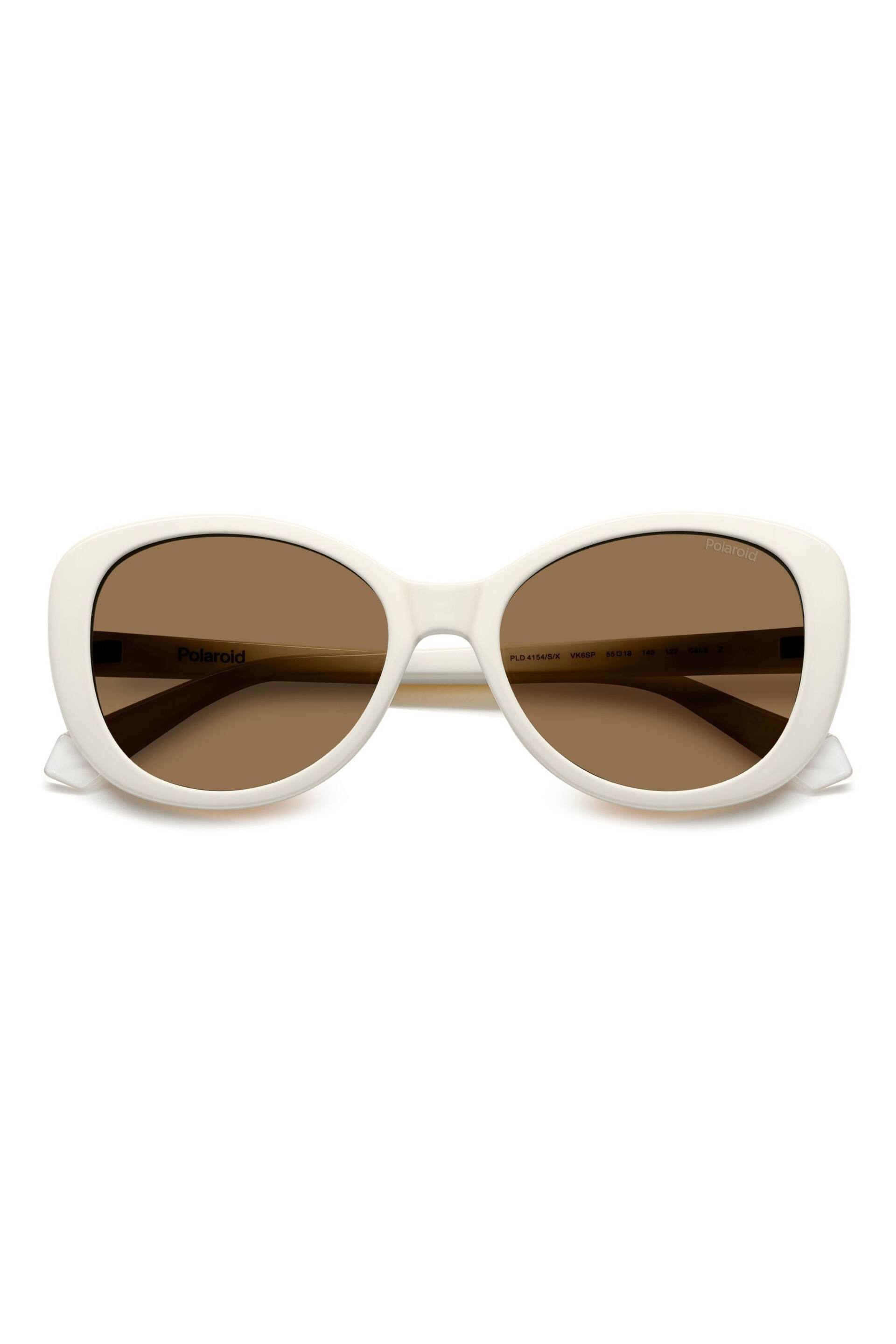 Polaroid 4154/S/X Butterfly White Sunglasses - Image 2 of 4