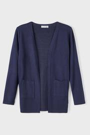 Name It Blue Knitted Cardigan with Pockets - Image 3 of 4