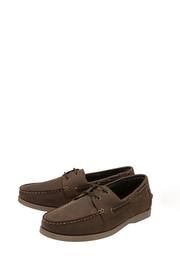 Lotus Brown Casual Boat Shoes - Image 2 of 4
