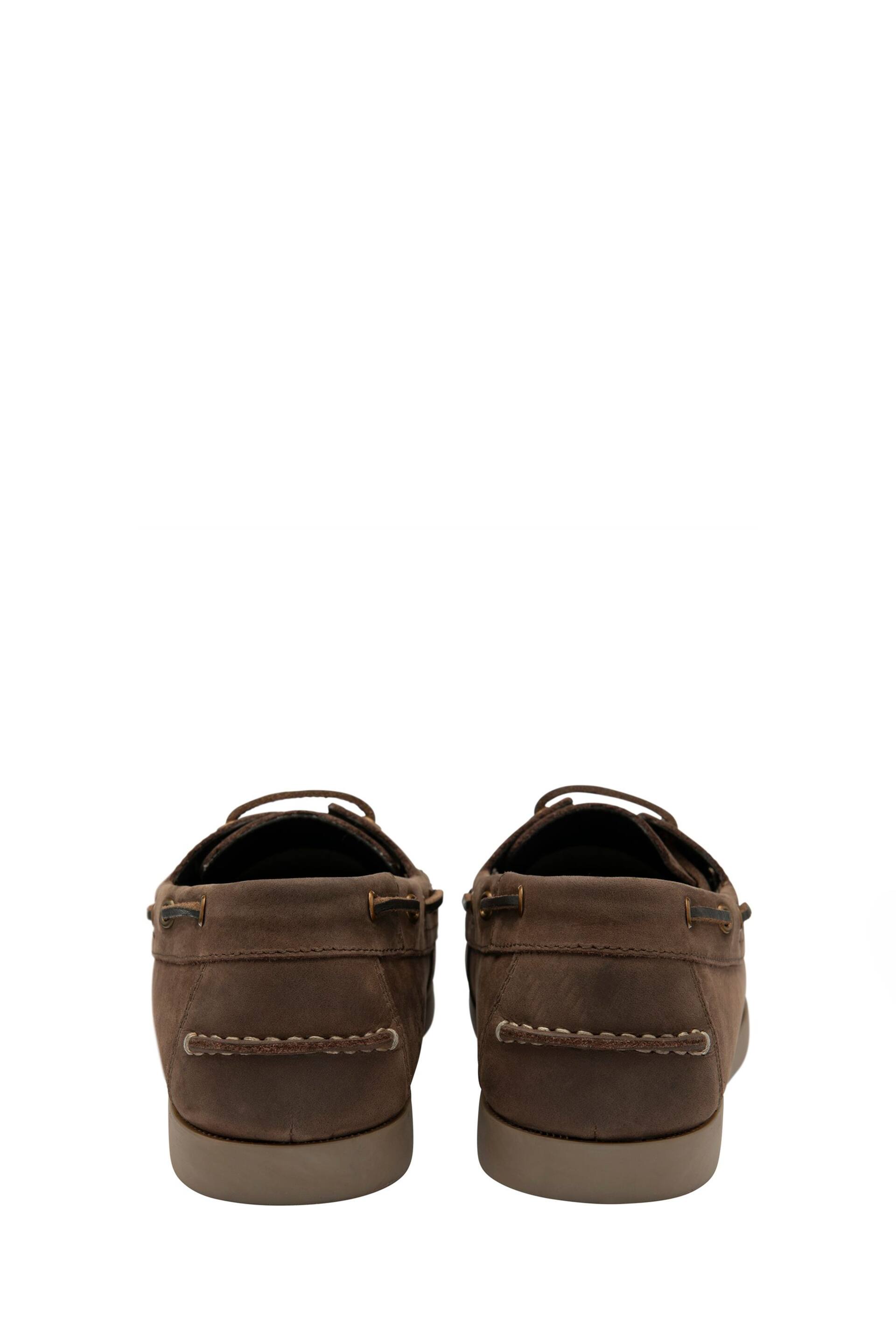 Lotus Brown Casual Boat Shoes - Image 3 of 4