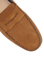 Lotus Brown Casual Slip-Ons Driving Shoes - Image 4 of 4