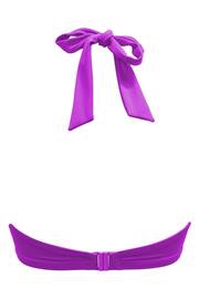 Pour Moi Purple Ocean Breeze Underwired Padded Bikini Top - Image 4 of 4