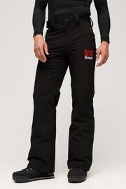 Superdry Black Slim Ski Trousers - Image 1 of 4