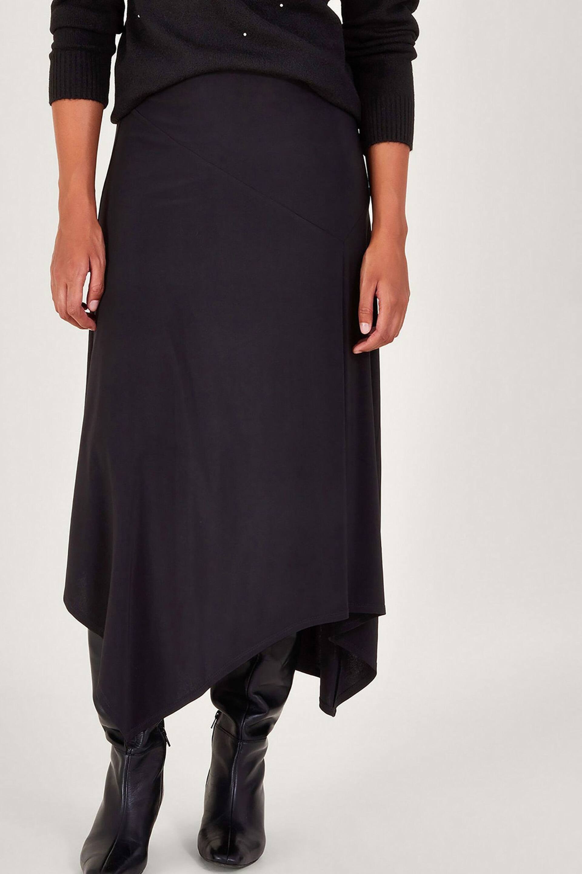 Monsoon Black Fenn Flare Skirt - Image 1 of 5