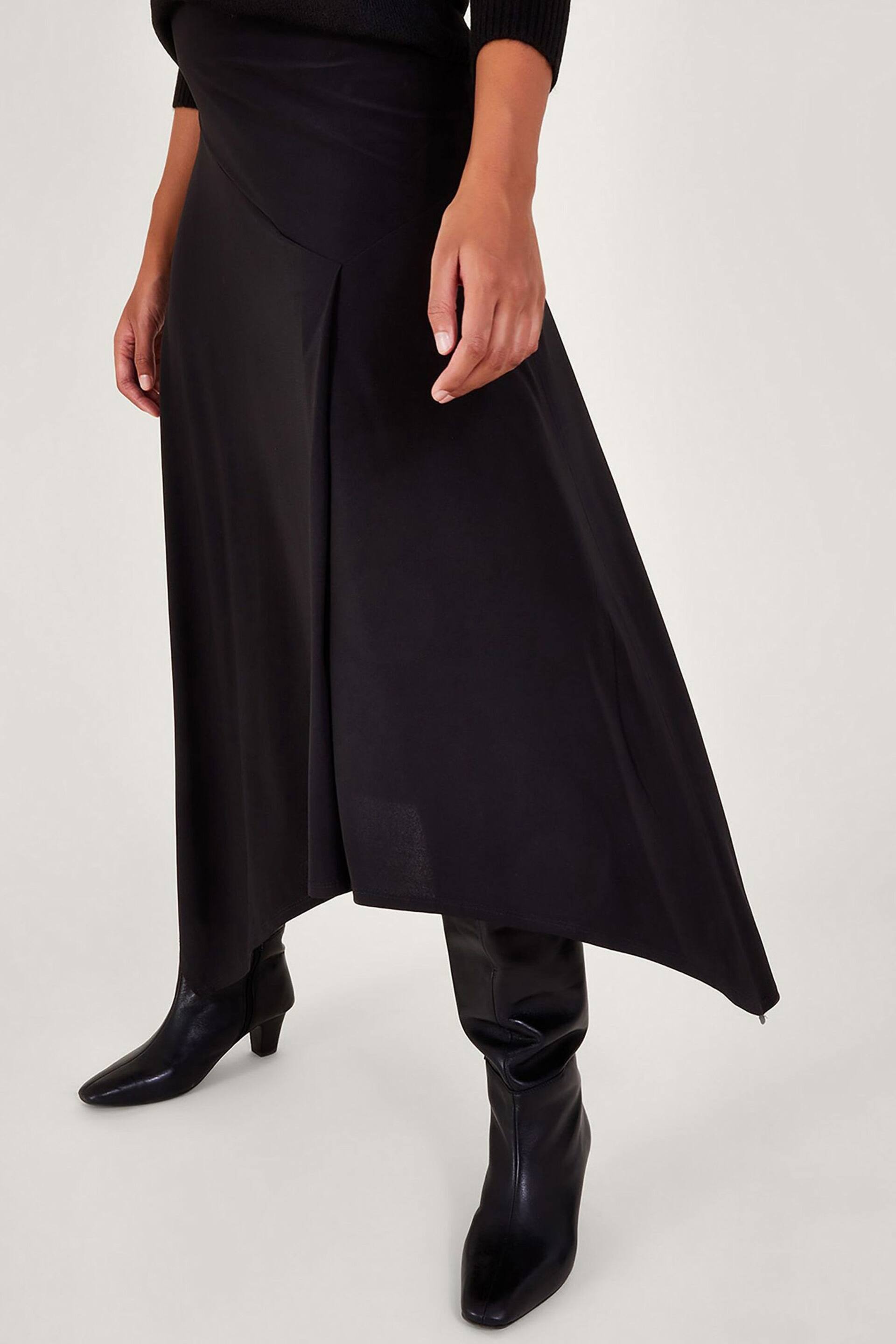 Monsoon Black Fenn Flare Skirt - Image 4 of 5