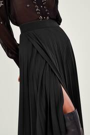 Monsoon Black Parly Pleated Skirt - Image 4 of 5