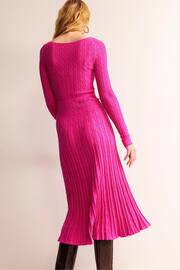 Boden Pink Imogen Empire Knitted Dress - Image 2 of 6