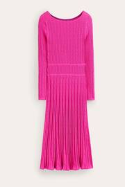 Boden Pink Imogen Empire Knitted Dress - Image 5 of 6