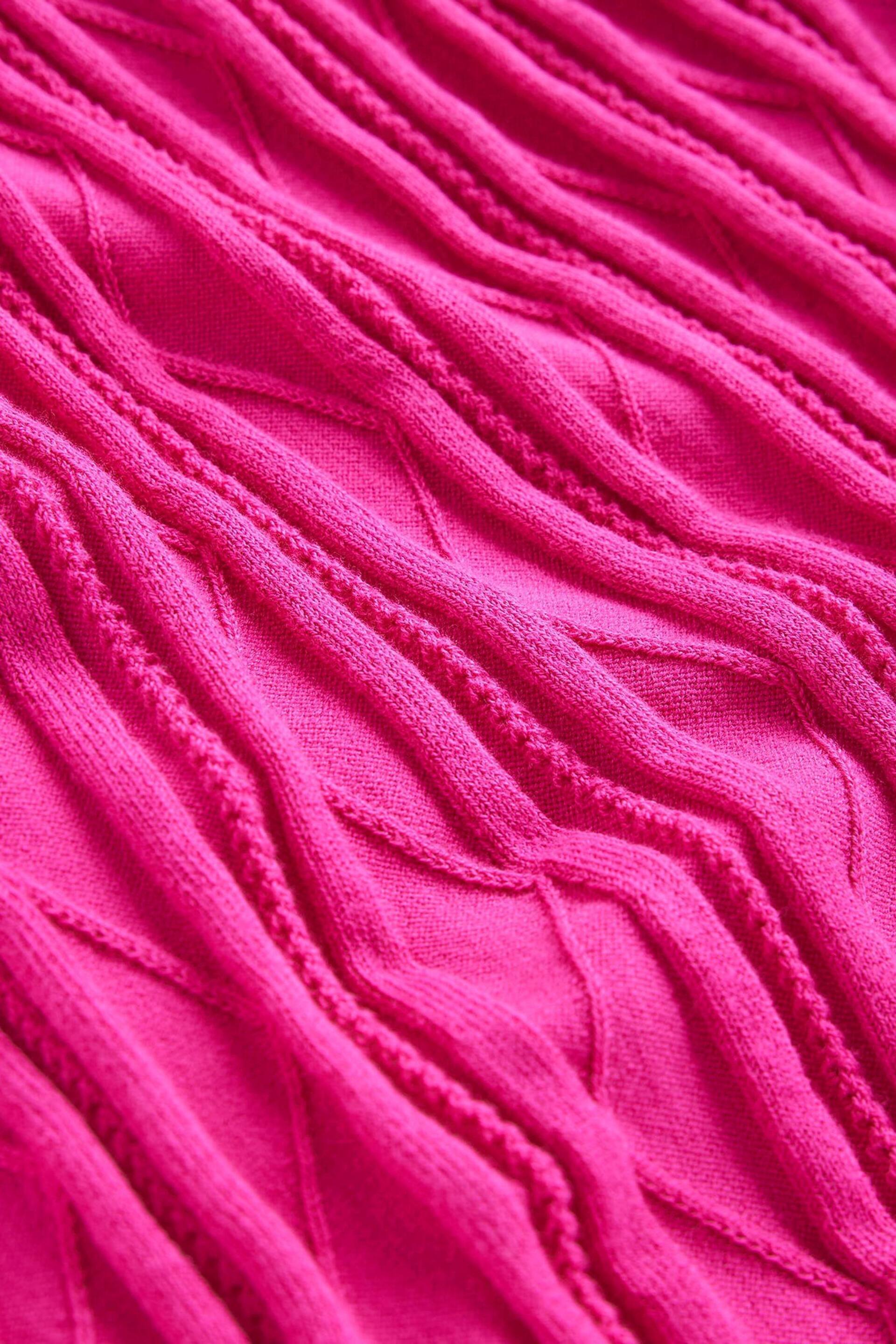 Boden Pink Imogen Empire Knitted Dress - Image 6 of 6