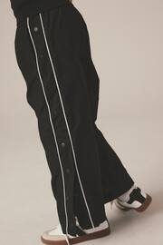 Black Wide Leg Woven Joggers (3-16yrs) - Image 5 of 8