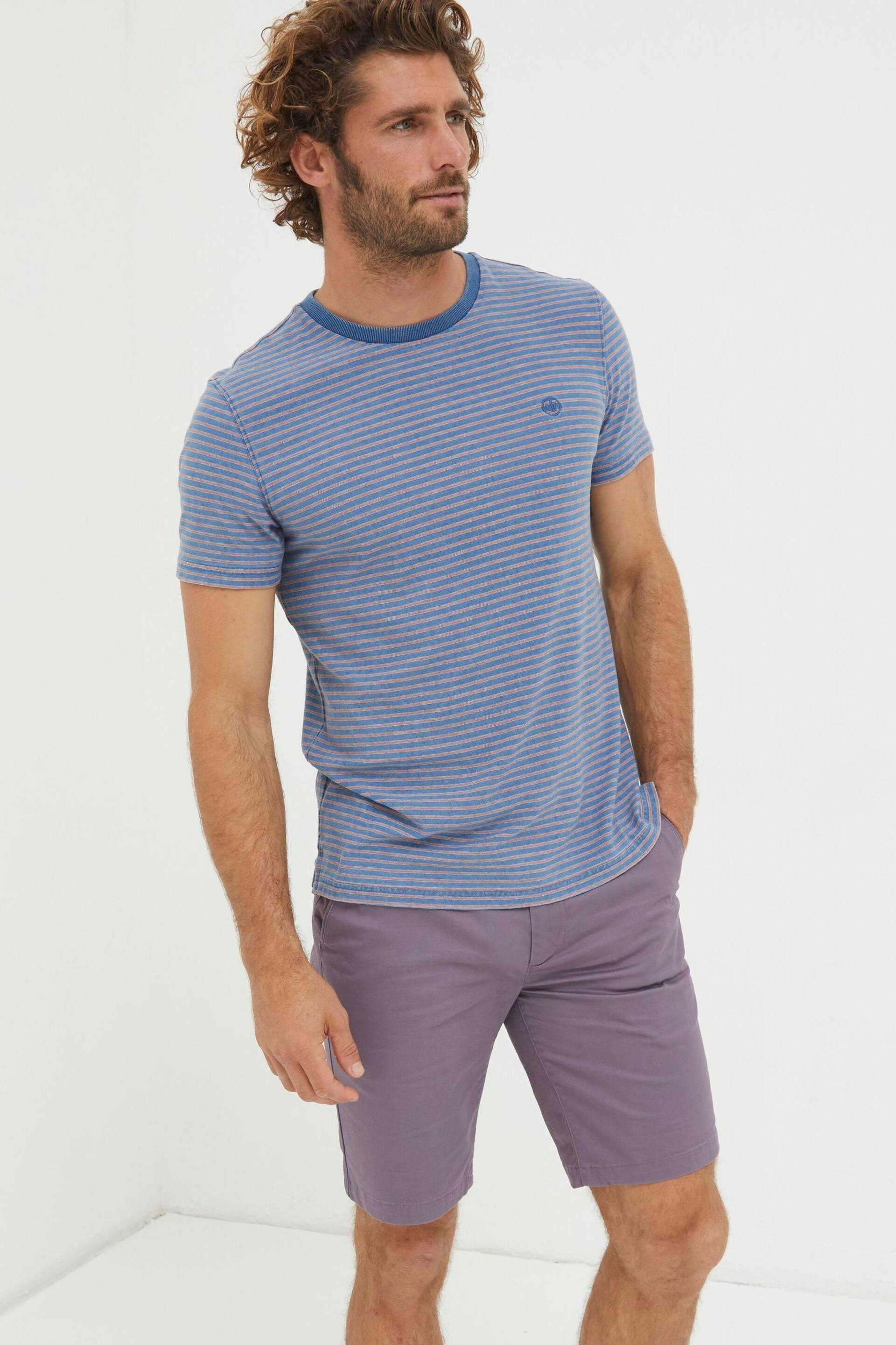 FatFace Purple Mawes Chinos Shorts - Image 3 of 5