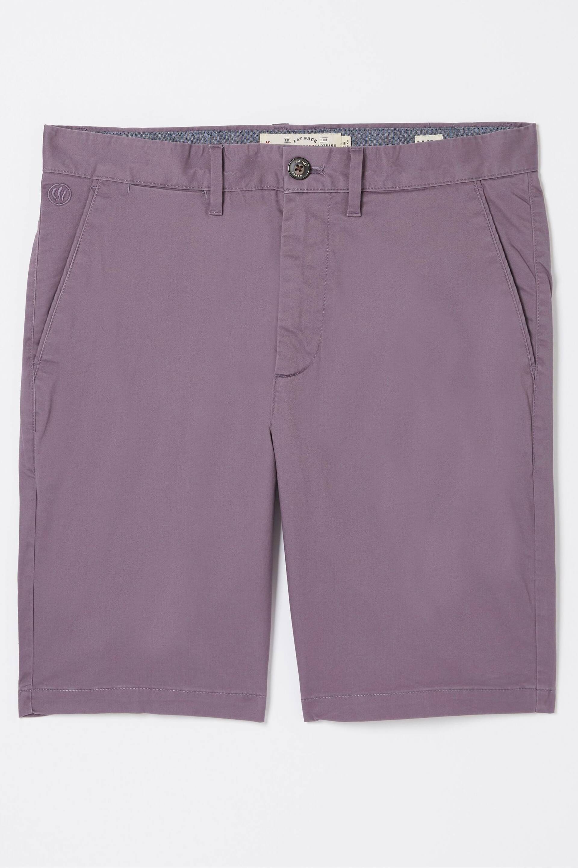 FatFace Purple Mawes Chinos Shorts - Image 5 of 5