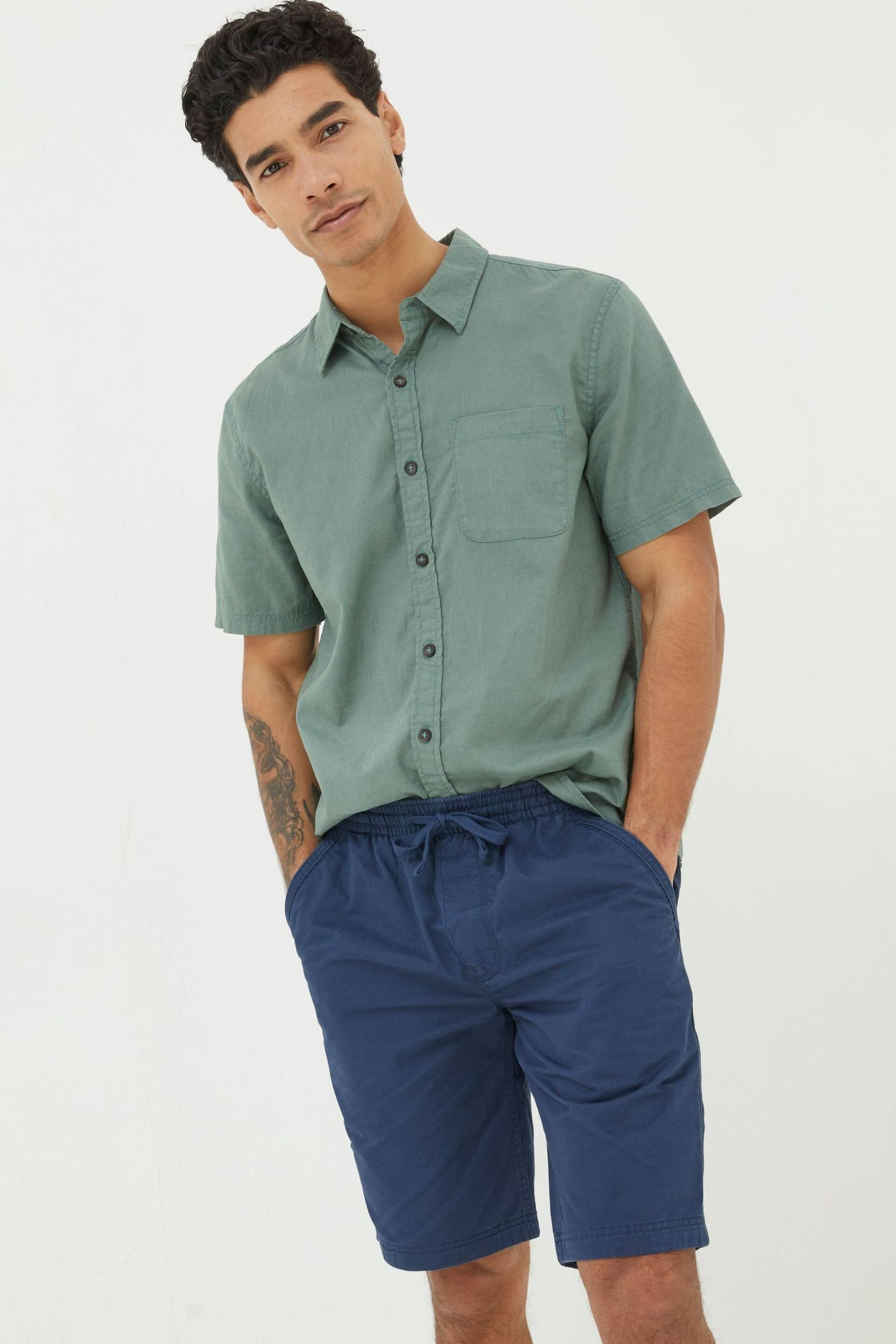 FatFace Blue Seaton Pull On Shorts - Image 1 of 2