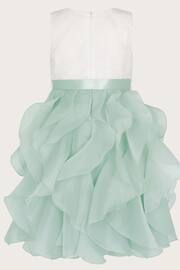 Monsoon Green Lace Cancan Ruffle Dress - Image 2 of 3