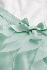 Monsoon Green Lace Cancan Ruffle Dress - Image 3 of 3