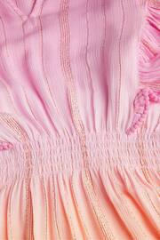 Monsoon Pink Ombre Sparkle Kaftan - Image 3 of 3