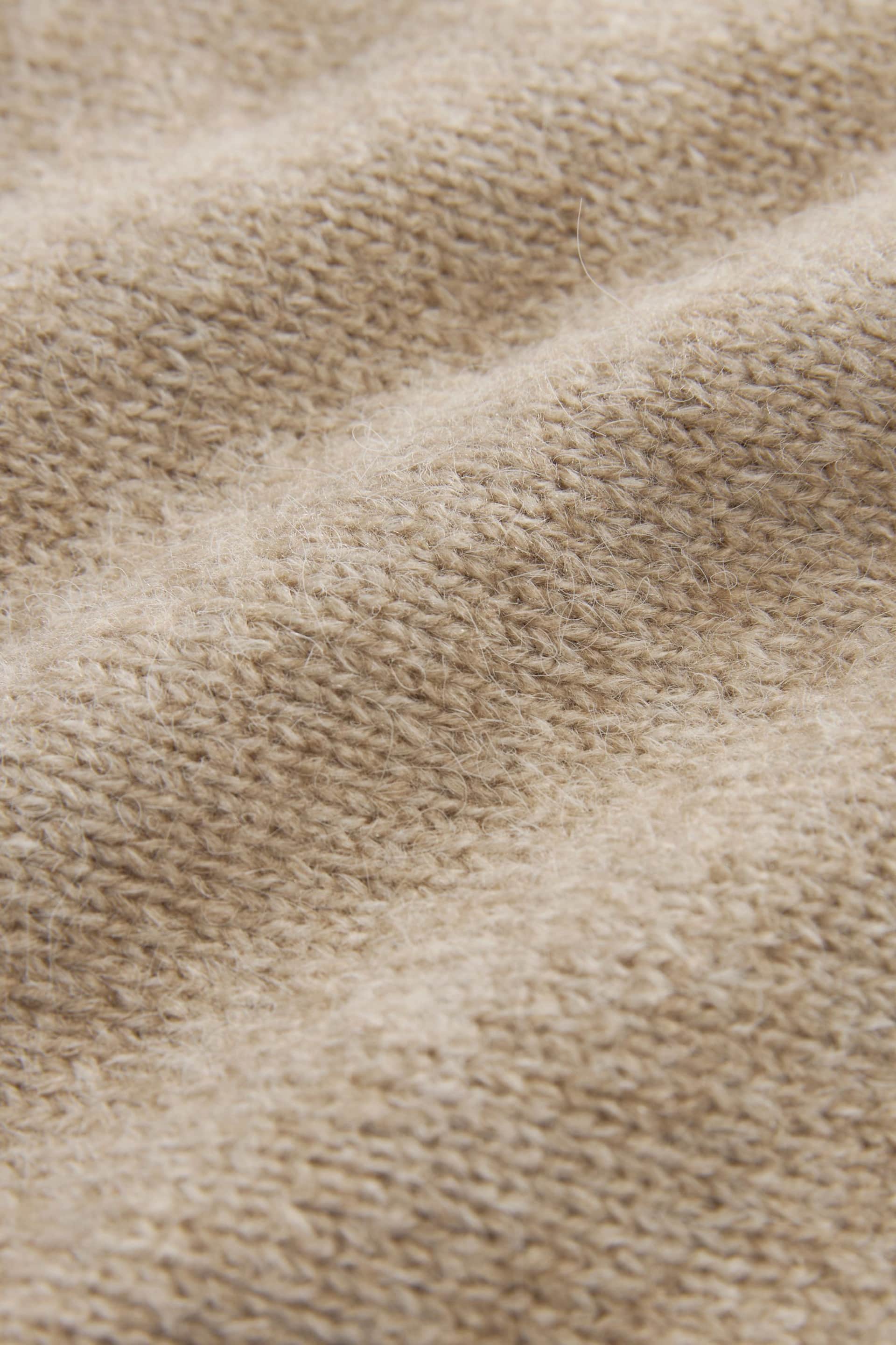 Oatmeal Button Front Knitted Tank Top - Image 4 of 4