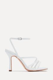 Linzi White Scarlett Strappy Heel Sandals With Ankle Strap - Image 2 of 4