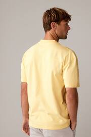 Yellow Garment Dye Relaxed Fit Heavyweight T-Shirt - Image 2 of 5