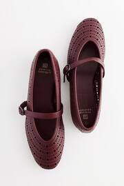 Berry Red Forever Comfort® Lasercut Mary Jane Shoes - Image 5 of 5
