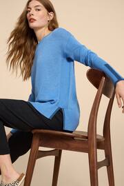 White Stuff Blue Olive Jumper - Image 1 of 4