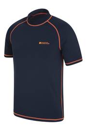 Mountain Warehouse Navy Mens UV Rash Vest - Image 3 of 5