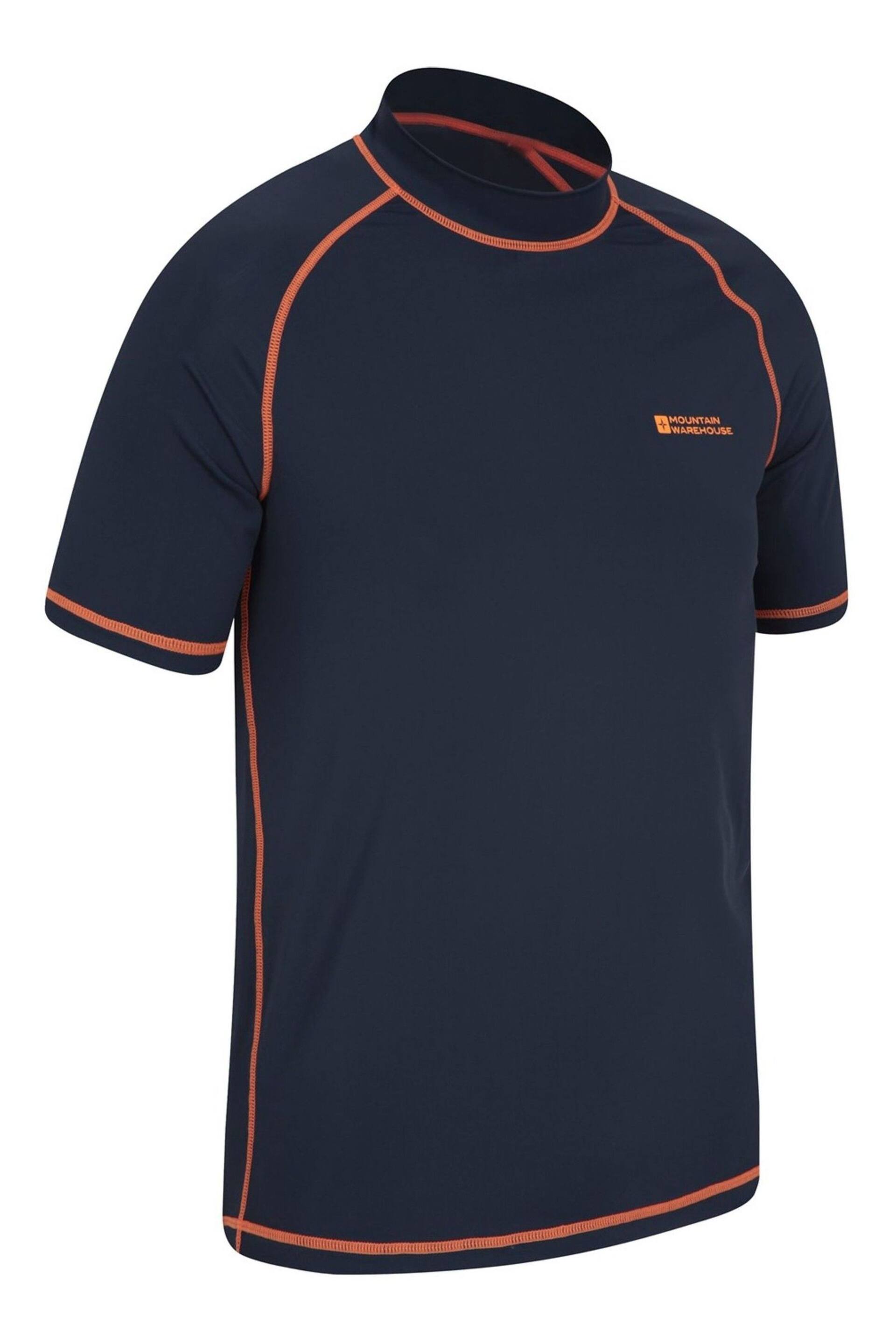 Mountain Warehouse Navy Mens UV Rash Vest - Image 4 of 5