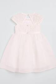 Lipsy Ivory Organza Embroidery Occasion Dress (0mths-6yrs) - Image 4 of 4