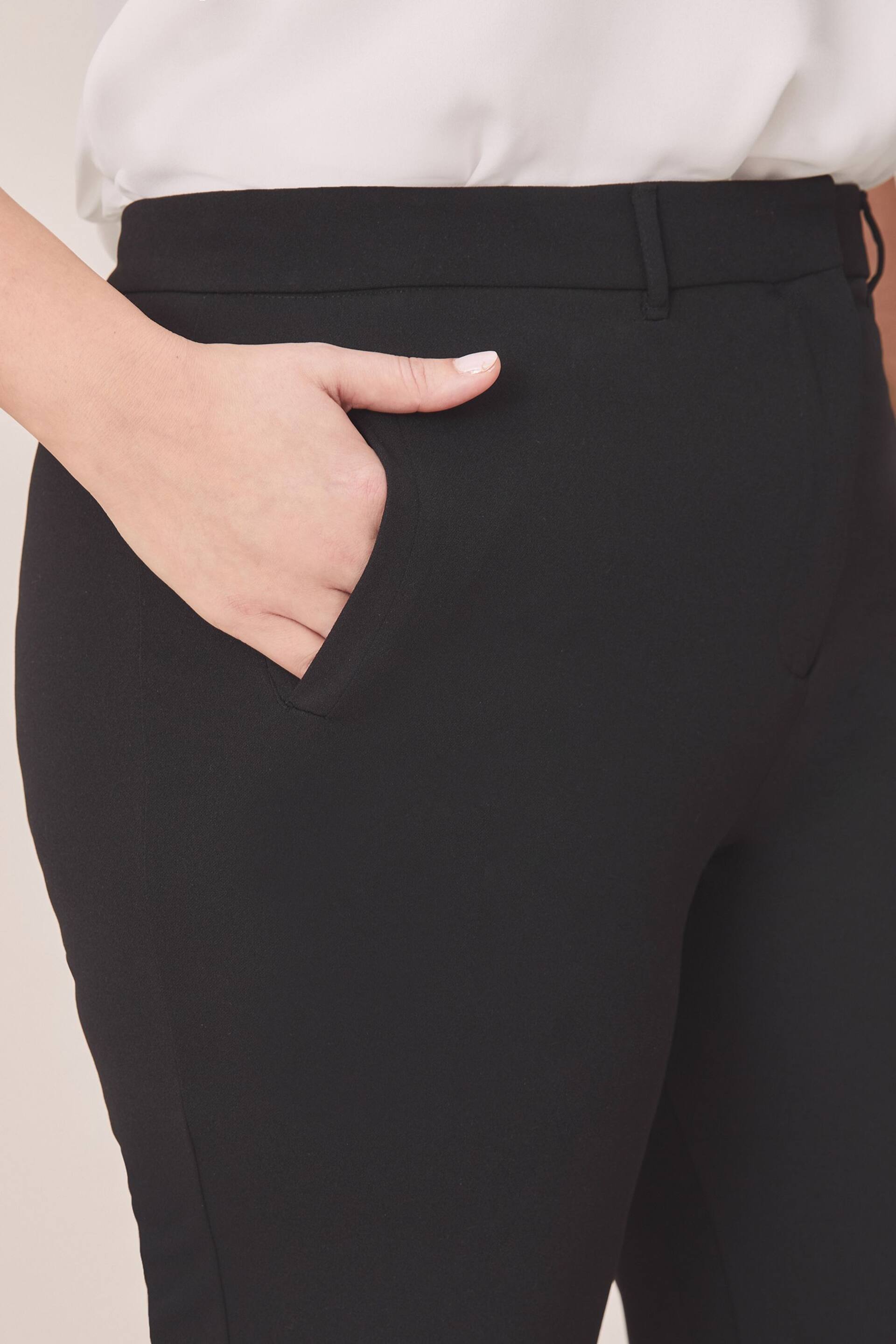 Lipsy Black Curve Smart Tapered Trouser - Image 4 of 4