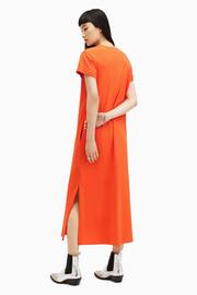 AllSaints Orange Anna Maxi Dress - Image 2 of 5