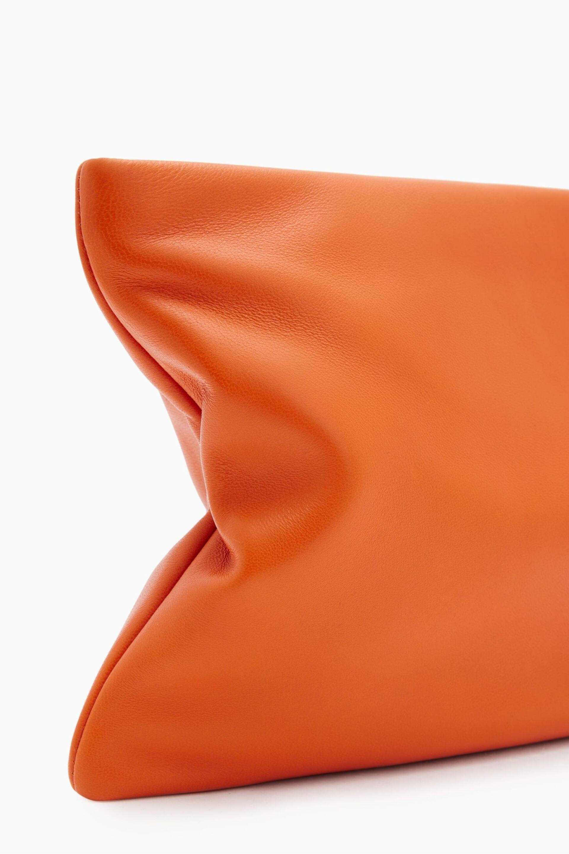 AllSaints Orange Bettina Clutch - Image 5 of 6