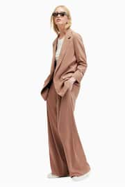 AllSaints Brown Aleida Wl Tri Trousers - Image 3 of 7