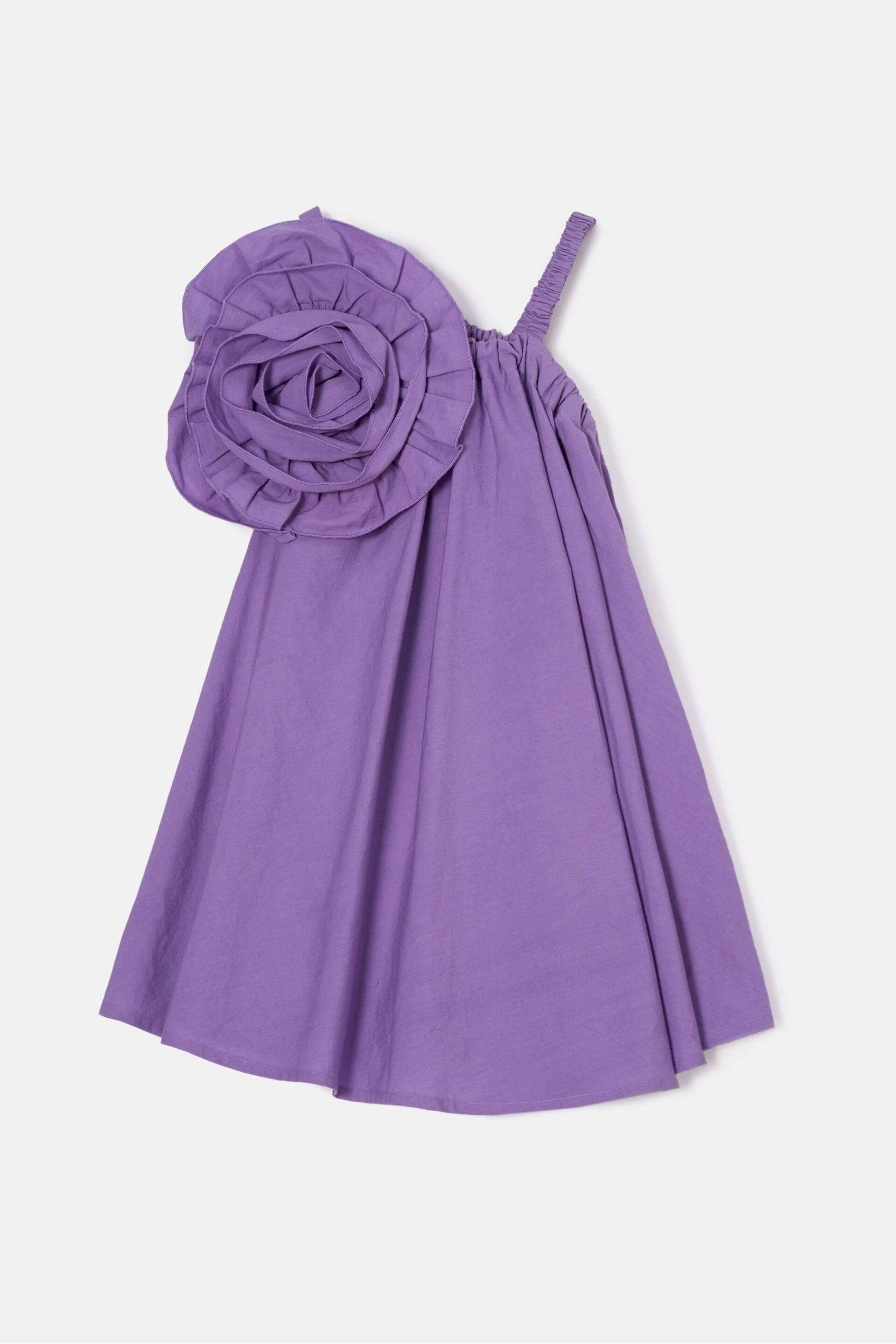 Angel & Rocket Purple Carrie Corsage Swing Dress - Image 4 of 6
