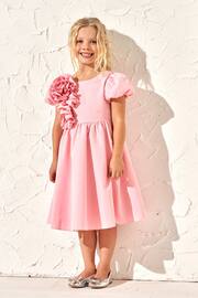 Angel & Rocket Pink Cascade Corsage Dress - Image 2 of 3