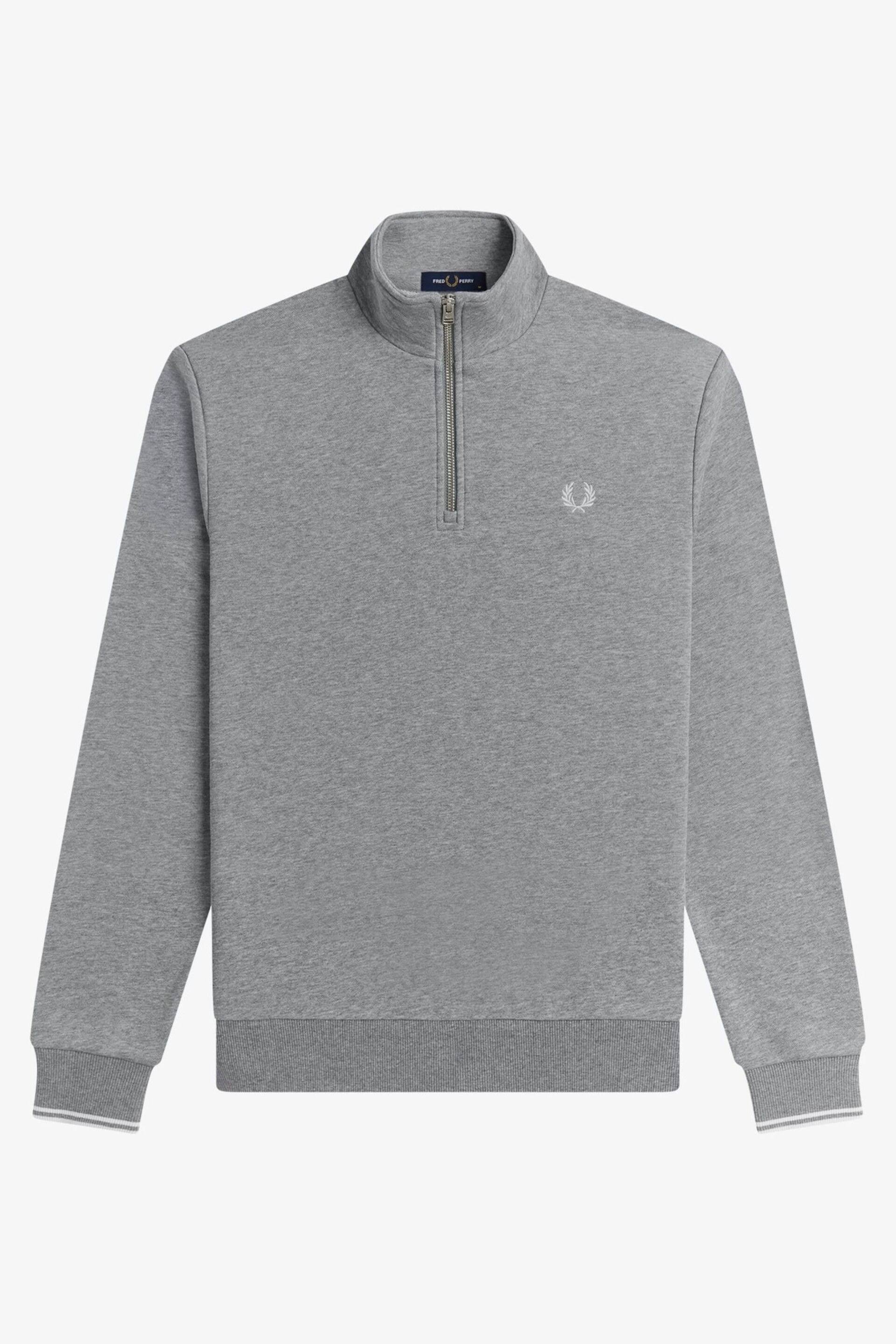 Fred Perry Mens Half Zip Sweatshirt - Image 5 of 6