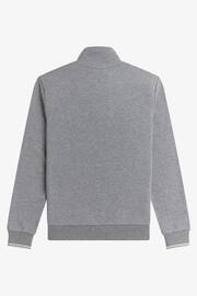 Fred Perry Mens Half Zip Sweatshirt - Image 6 of 6