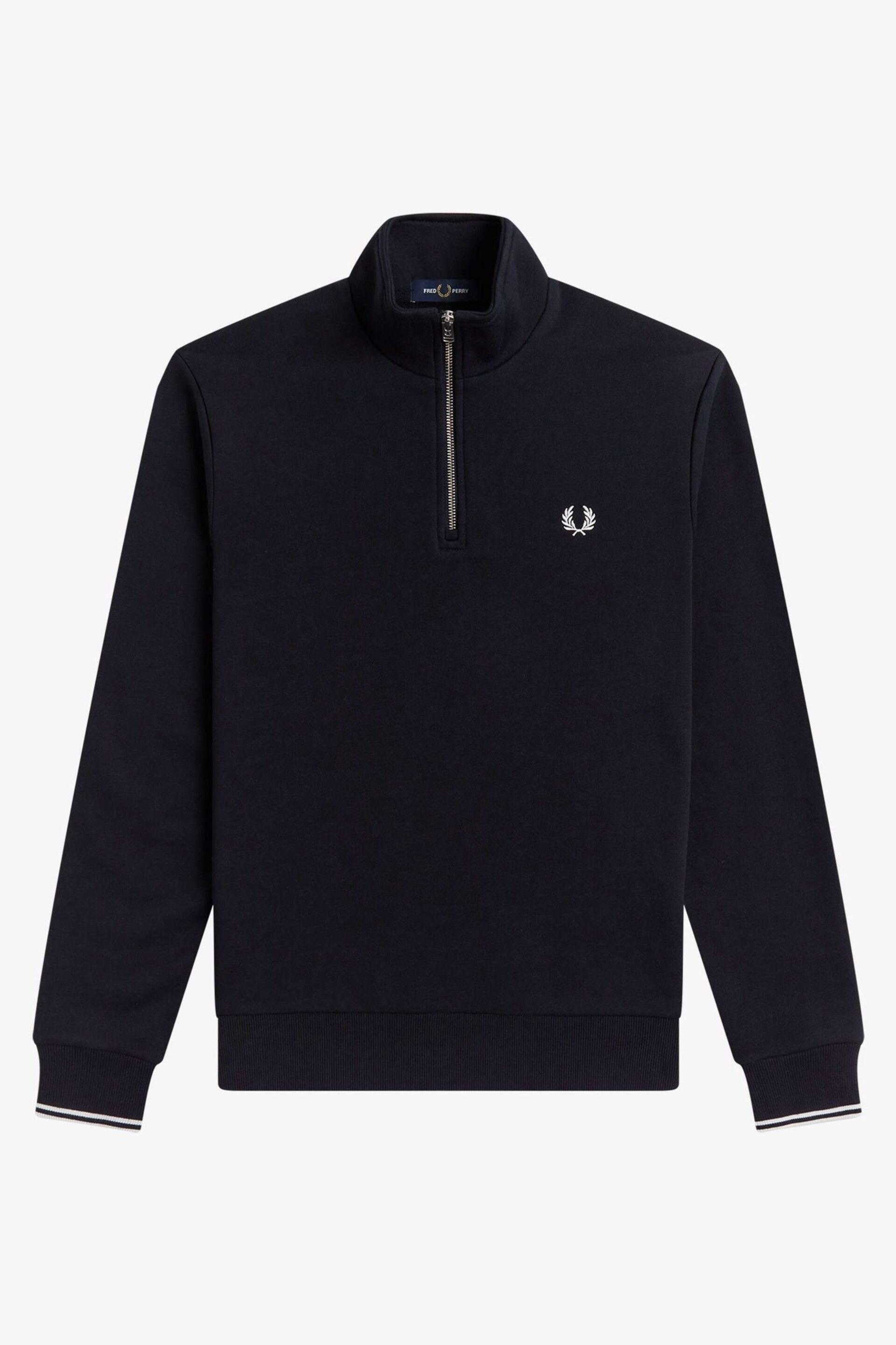 Fred Perry Mens Half Zip Sweatshirt - Image 6 of 7