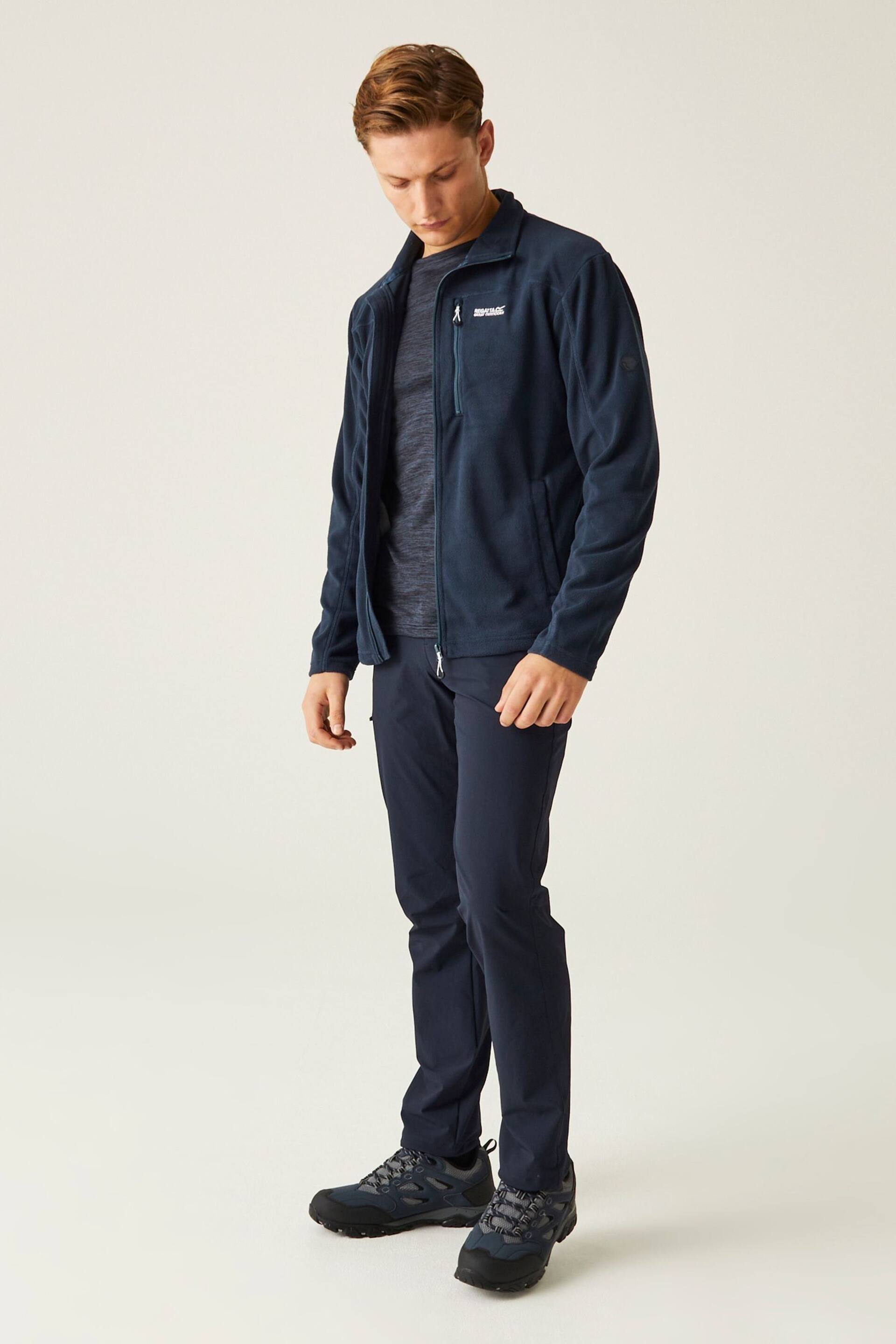 Regatta Blue Fellard Full Zip Fleece Jacket - Image 3 of 9