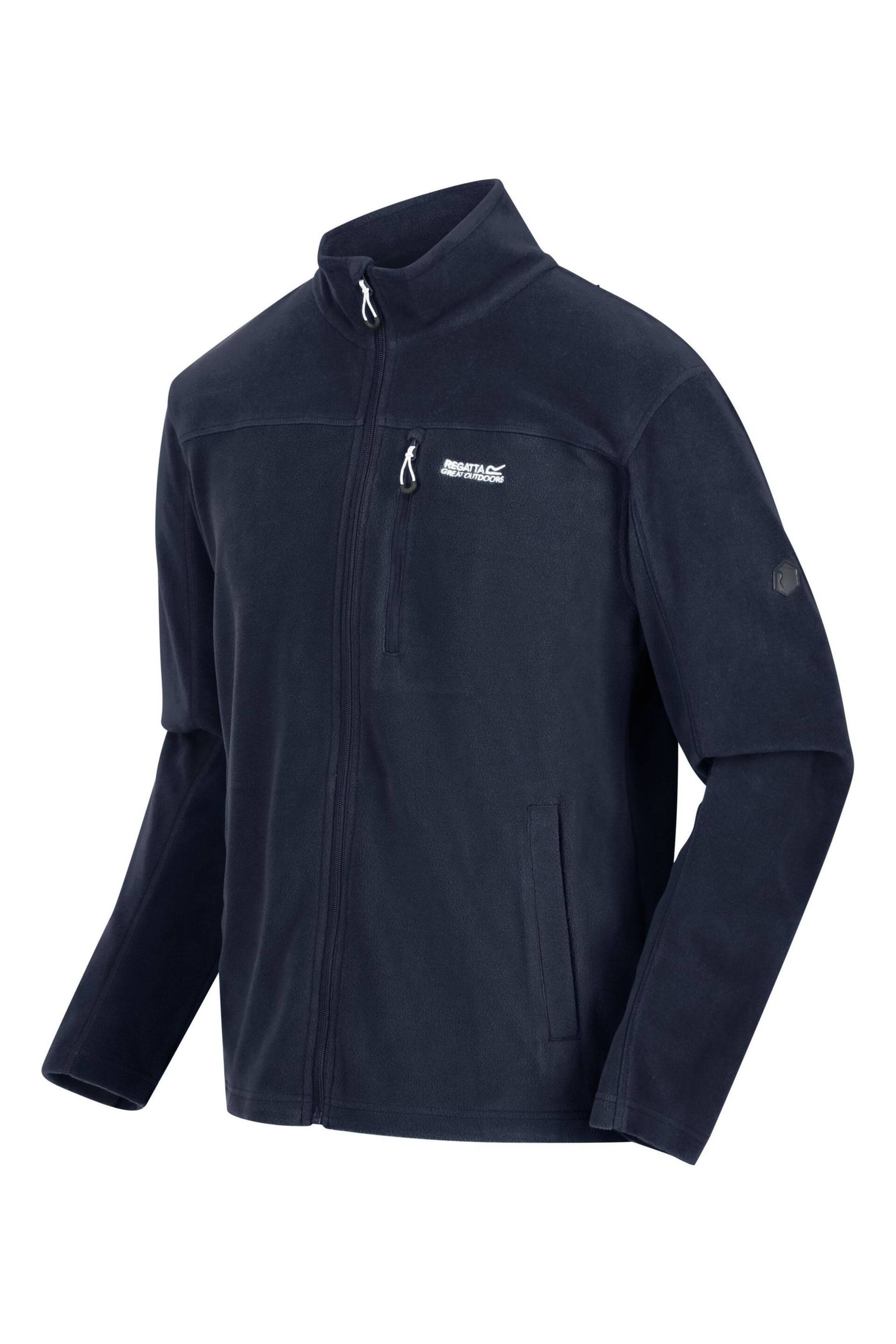 Regatta Blue Fellard Full Zip Fleece Jacket - Image 7 of 9