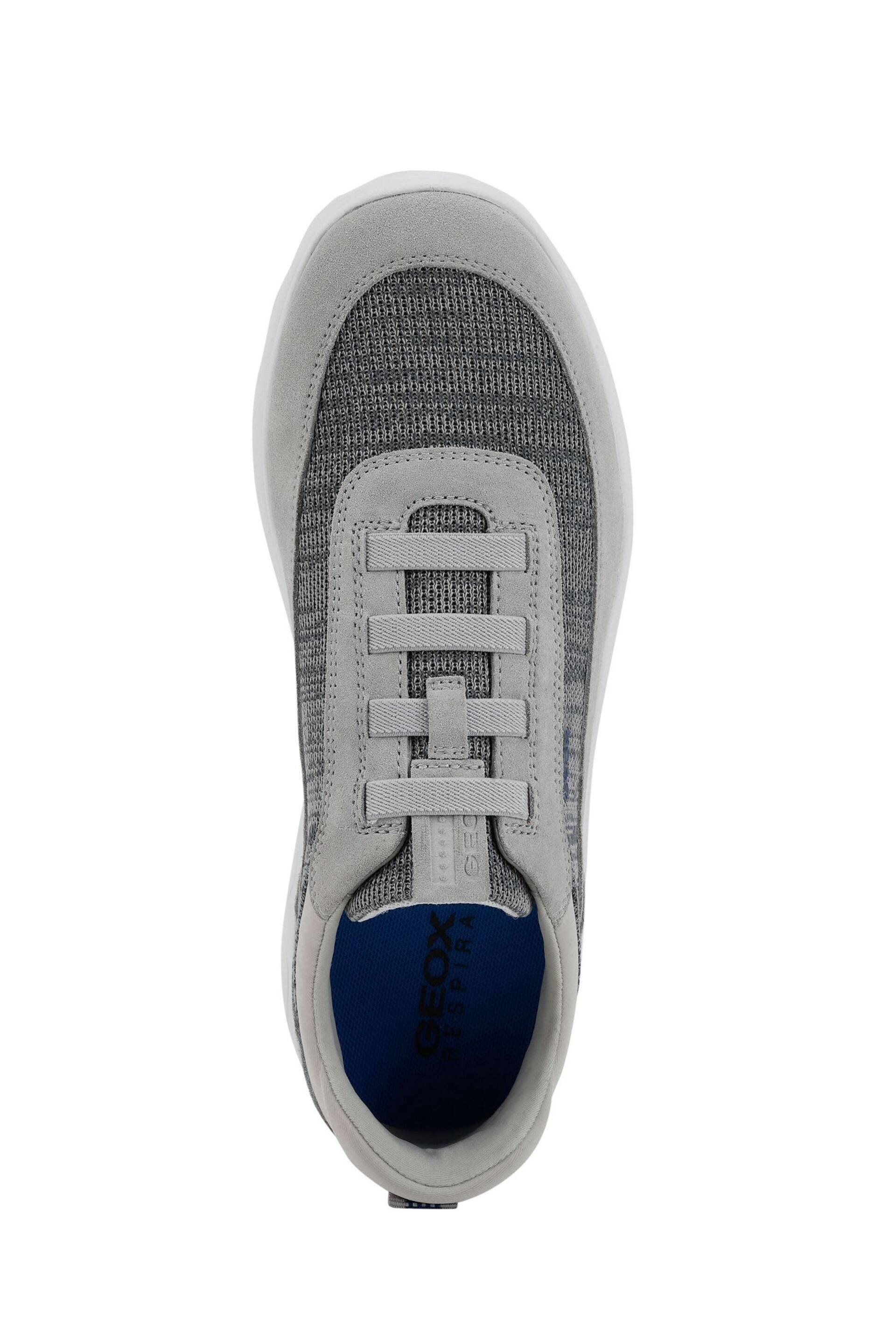 Geox Mens Spherica Grey Sneakers - Image 4 of 5