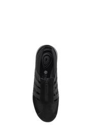 Pavers Black Ladies Wide Fit Casual Slip-On Shoes - Image 4 of 5